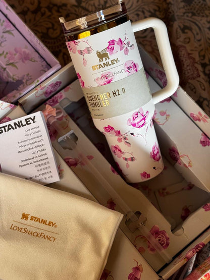 Stanley x LoveShackFancy Quencher H2.0 FlowState™ Tumbler – 40oz (Limited Edition) - My Store