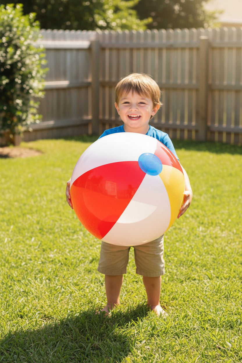 Intex Classic Glossy Panel Inflatable Beach Ball