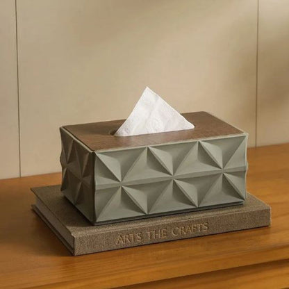 Modern Geometric Tissue Box