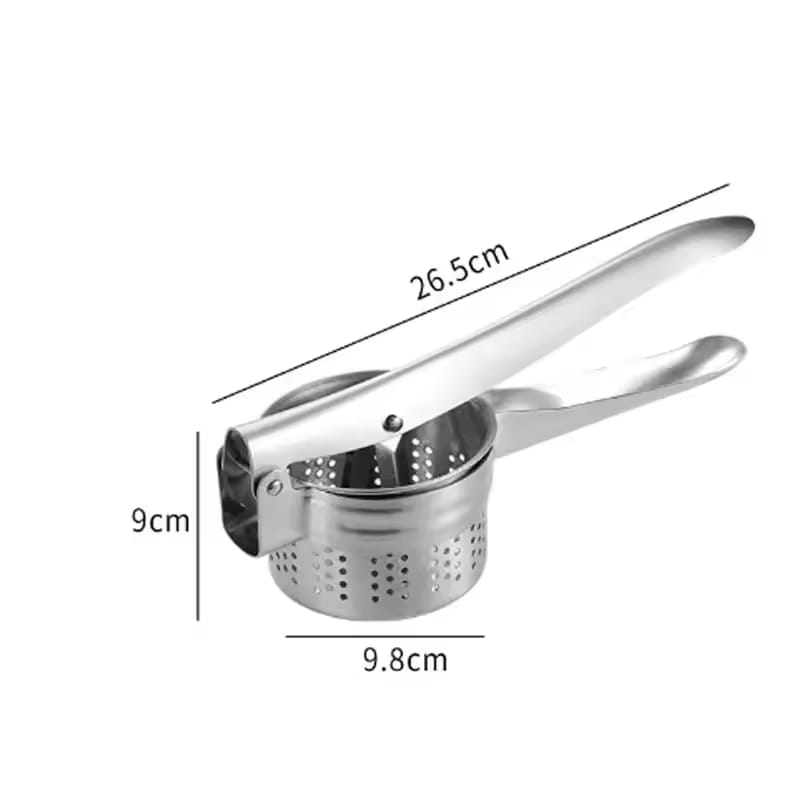 Stainless Steel Heavy-Duty Potato Ricer & Fruit Press