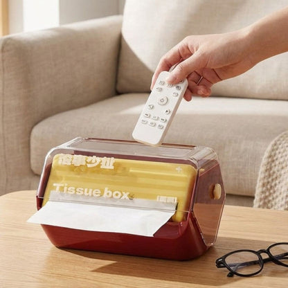 Multifunctional Tissue Box & Remote Control Storage Box - My Store