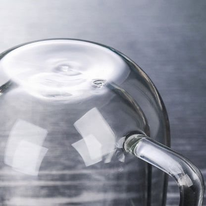 400ml Double Wall Heat-Resistant Glass Mug - My Store