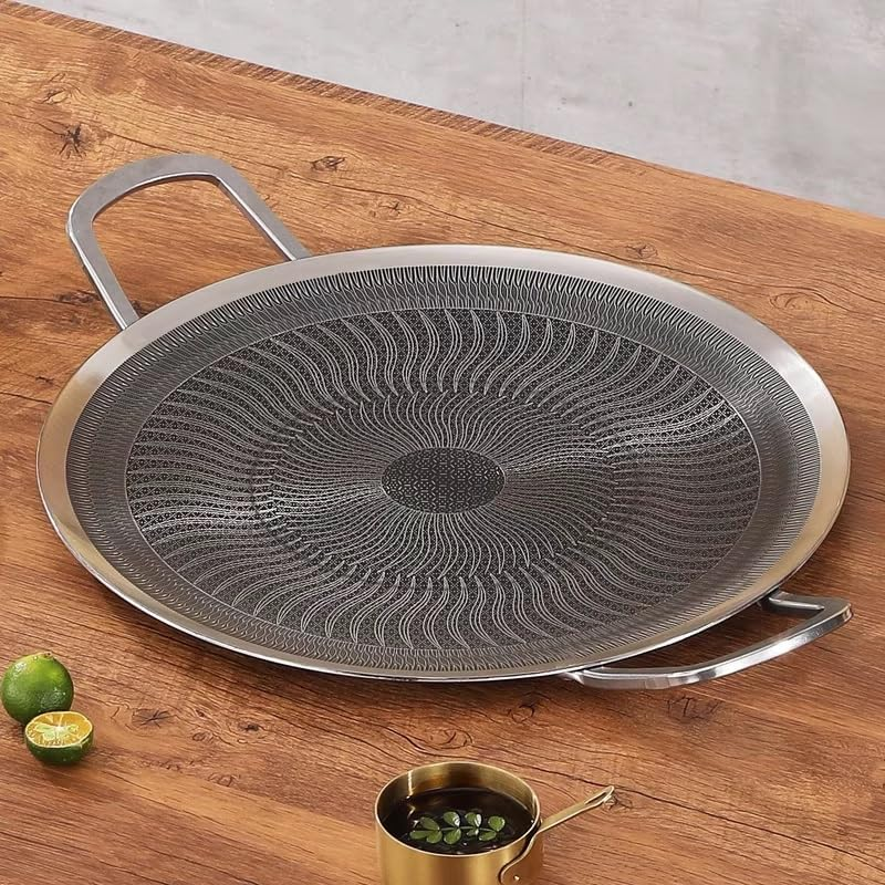 HoneyComb Non-Stick Korean Tawa for Gas Stove & Induction(32cm / 34cm) - My Store