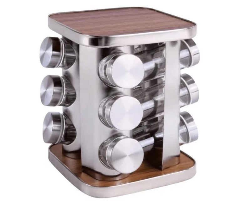Clevinger 12-Piece Rotary Spice Rack - My Store