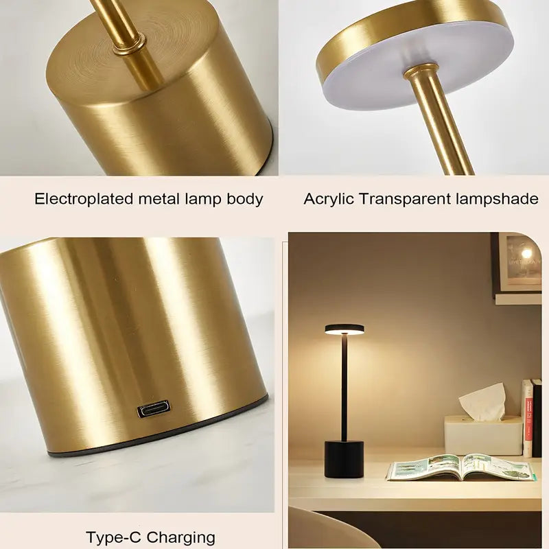 Modern European-Style Cordless LED Table Lamp