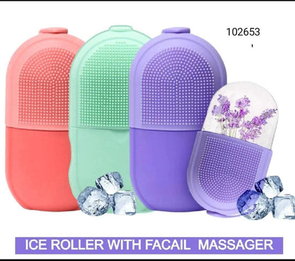 Facial Beauty - Silicon Ice Cube Face Roller - My Store