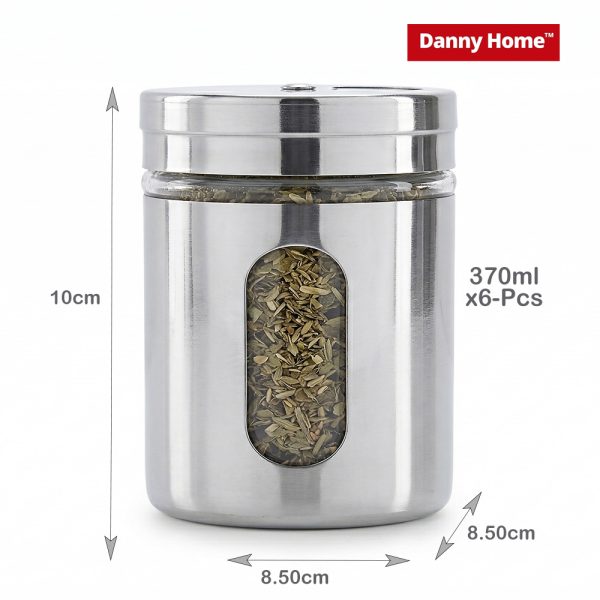 Danny Home Premium 11-Piece Spice Jar & Seasoning Bottle Set with Stand