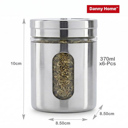Danny Home Premium 11-Piece Spice Jar & Seasoning Bottle Set with Stand