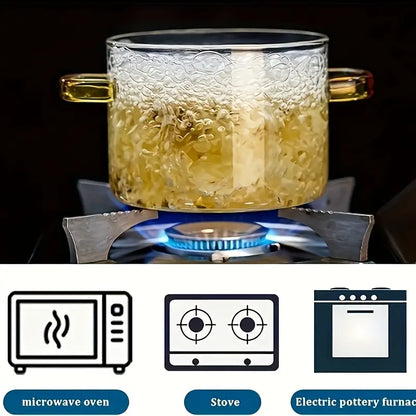 Heavy-Duty Glass Cooking Pot - My Store
