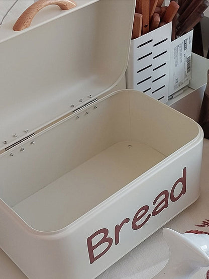 2-Piece Vintage Countertop Storage Set – Bread Box & Stock Organizer - My Store