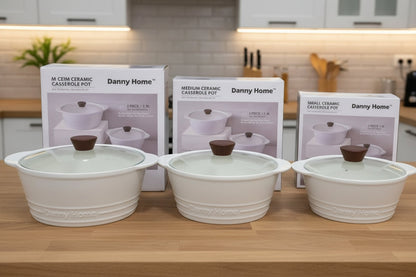 Danny Home Porcelain Soup Pot & Casserole