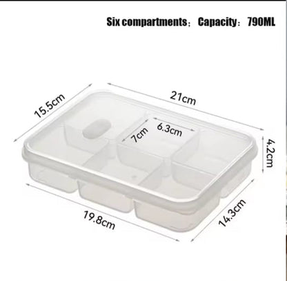 Multi-Compartment Food Storage Container (790ML) - My Store