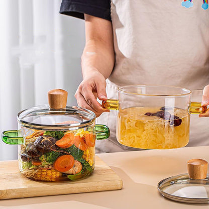 Heavy-Duty Glass Cooking Pot - My Store