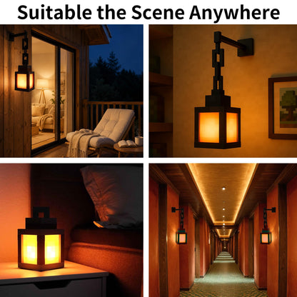 Minecraft-Style RGB Pixel Lantern Night Light