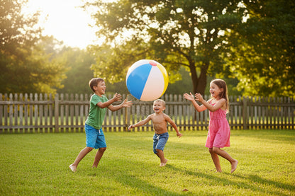 Intex Classic Glossy Panel Inflatable Beach Ball