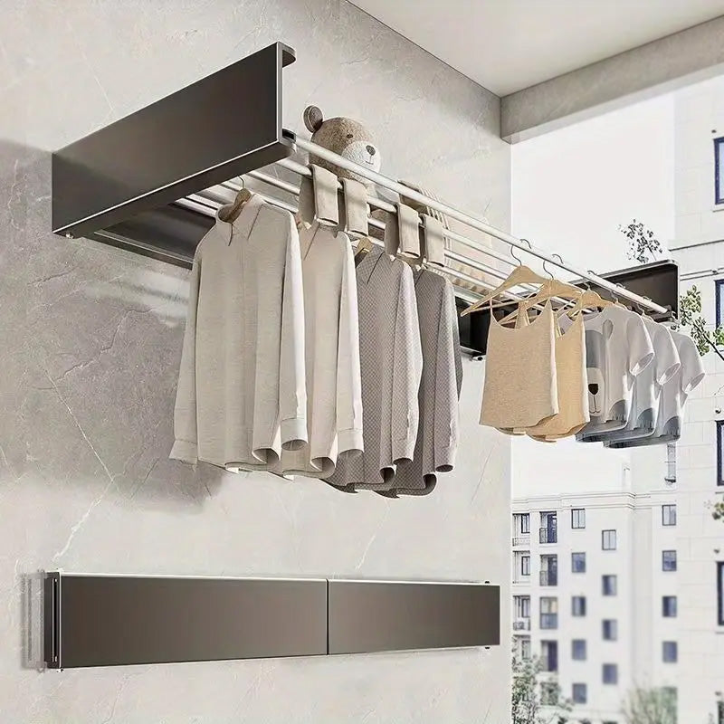Wall Mounted Foldable Towel Rack