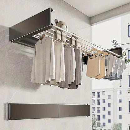 Wall Mounted Foldable Towel Rack