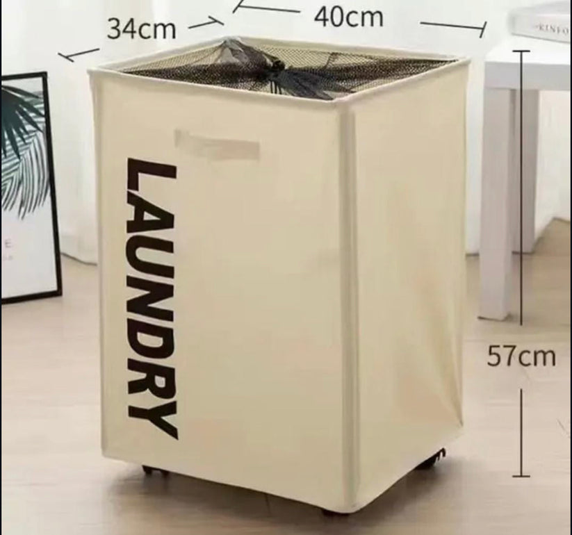 Large Capacity Laundry Basket with Wheels
