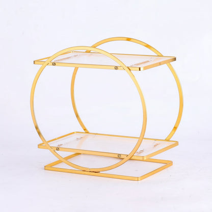 Elegant 2-Tier Multipurpose Display Rack - My Store
