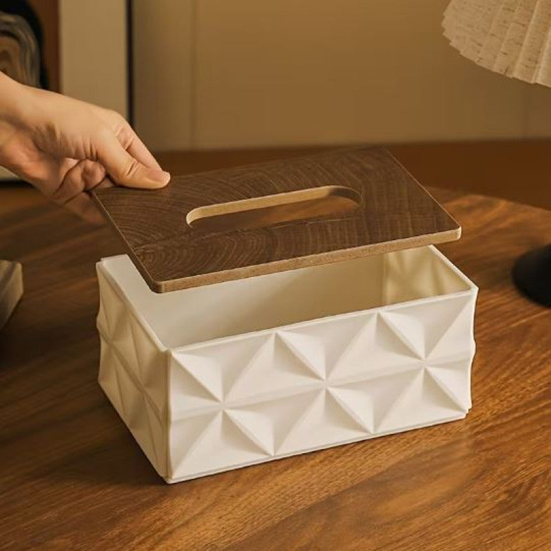 Modern Geometric Tissue Box