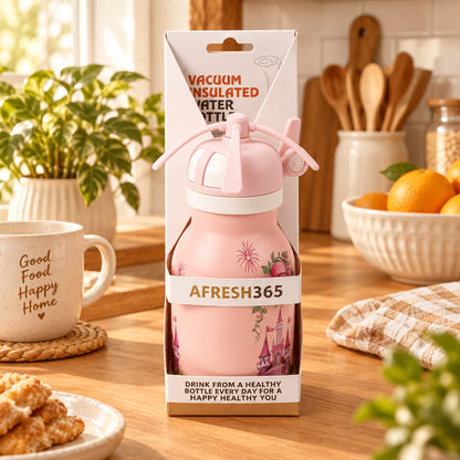 Afresh 365 Kids Vacuum Insulated SUS 316 Stainless Steel Bottle – 450ml
