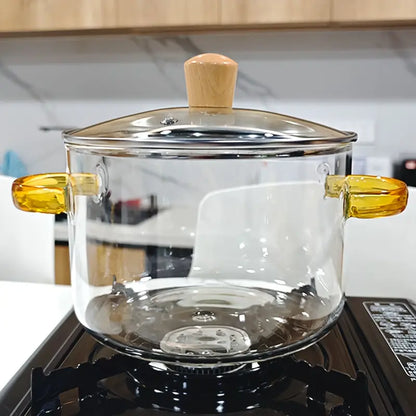 Heavy-Duty Glass Cooking Pot - My Store