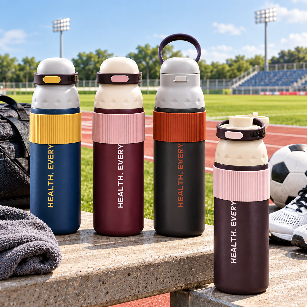 HEALTH. EVERY. 700ml Stainless Steel Vacuum Water Bottle