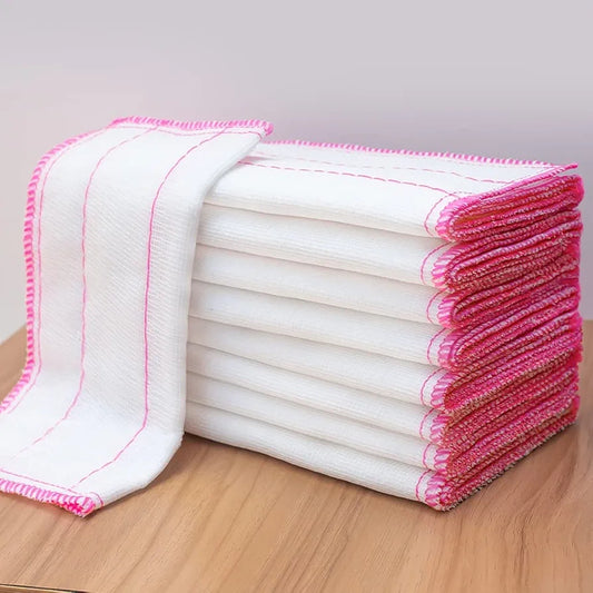 Multi-Layer Plant Fiber Kitchen Towels – Pack of 10 - My Store