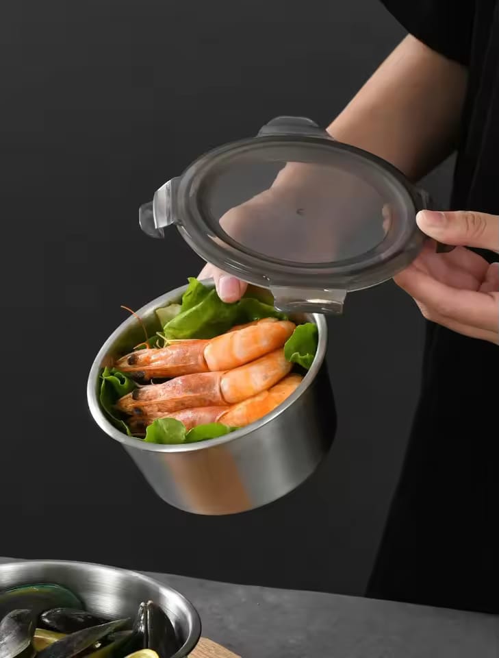 4-Piece Premium Stainless Steel Food Storage Set - My Store