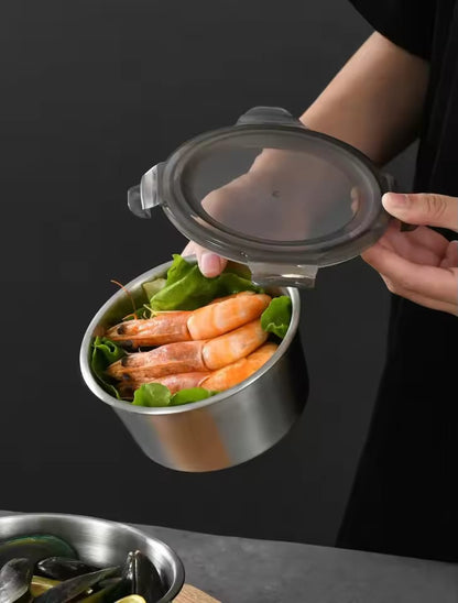 4-Piece Premium Stainless Steel Food Storage Set - My Store