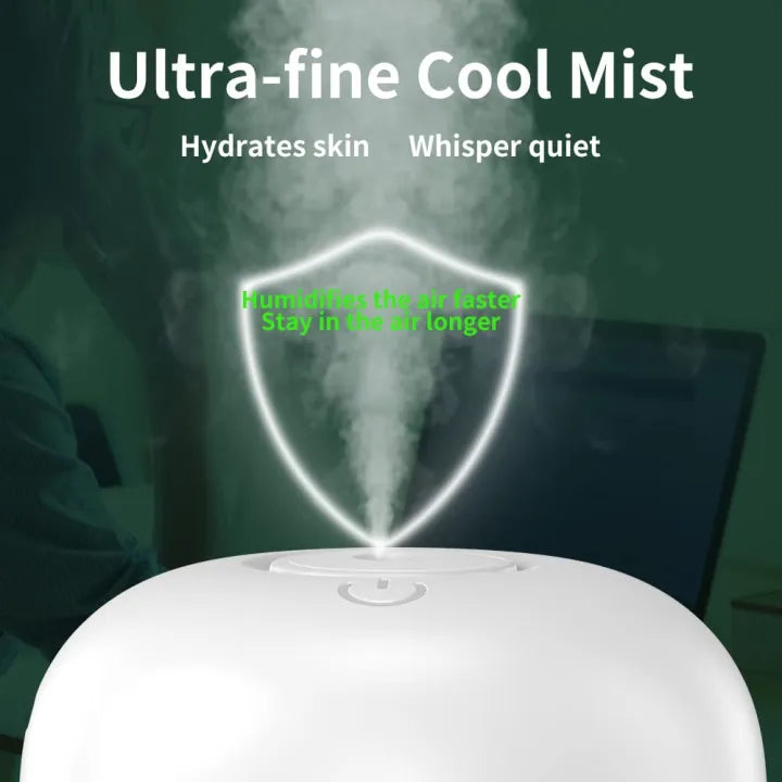Water Droplets Air Humidifier, Cool Mist Maker, Led Display Anti-Gravity Humidifier