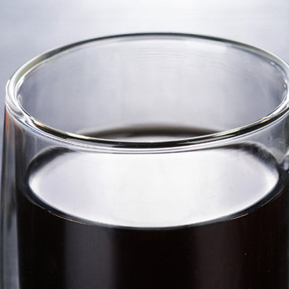 400ml Double Wall Heat-Resistant Glass Mug - My Store