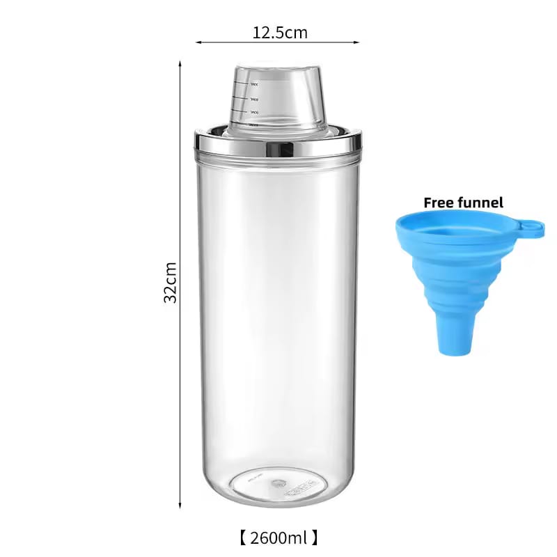 Premium Airtight Food Storage Canister with Measuring Cup Lid - My Store