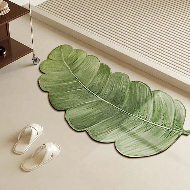 Tropical Banana Leaf Super Absorbent Floor Mat