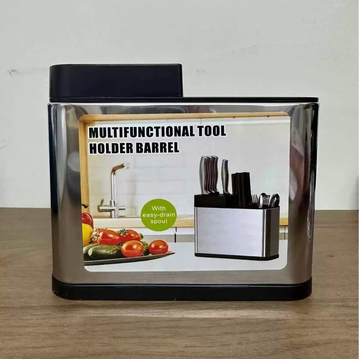 Multifunctional Stainless Steel Kitchen Tool Holder - My Store