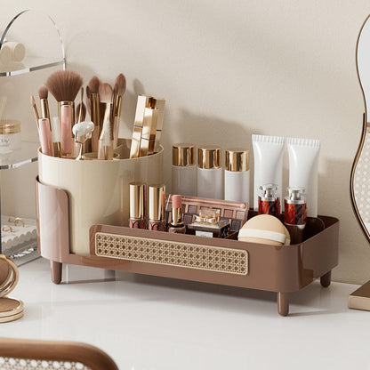 Desktop Vanity Storage Holder for Brushes, Skincare & Beauty Essentials