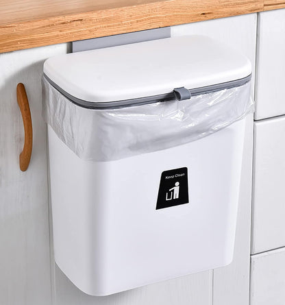 Wall-Mounted Hanging 9L Kitchen & Bathroom Bin - My Store