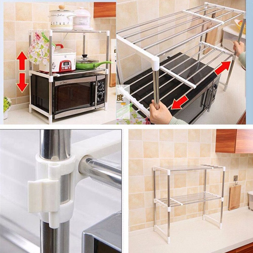 Multi-Functional Telescopic Storage Rack (2-Tier) - My Store