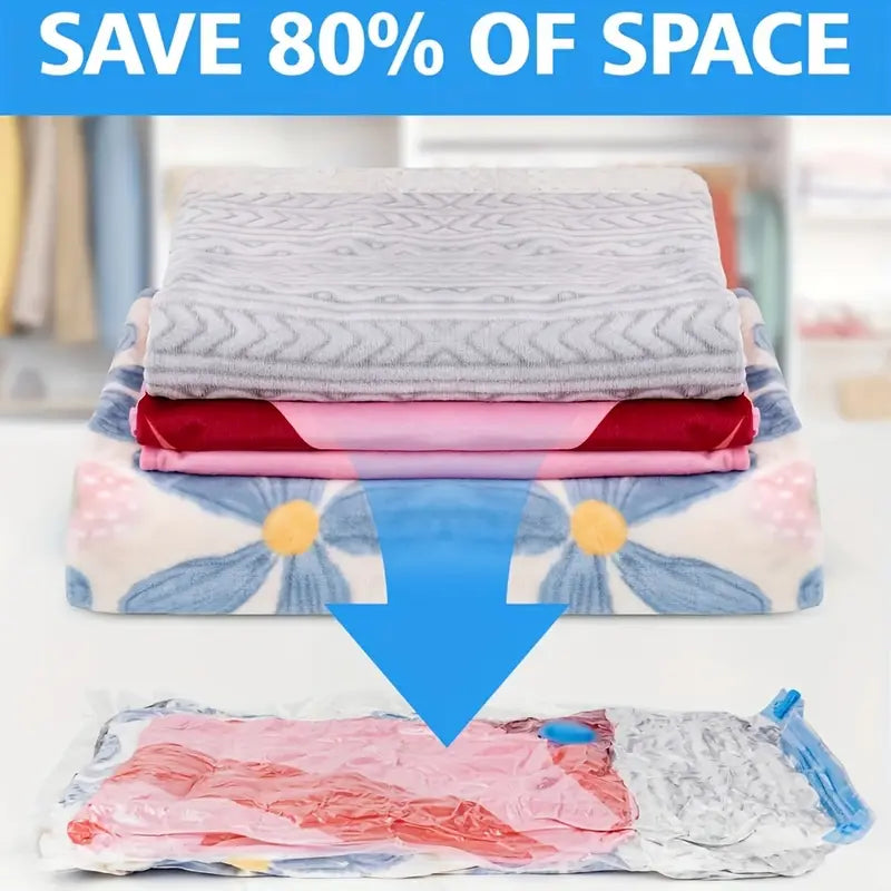 5-Pack Premium Vacuum Storage Bags with Electric Pump