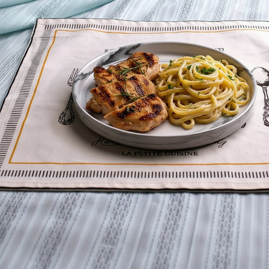 DannyHOME Marble Swirl Ceramic Dinner Plate – 10 inches