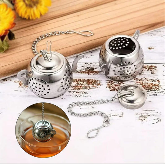 Mini Teapot Stainless Steel Tea Infuser Strainer