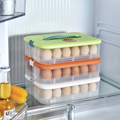 🥚 Portable Egg Storage Crisper – 24 Egg