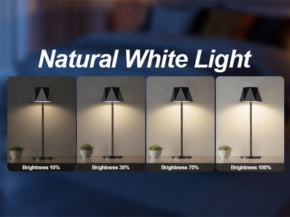 Modern Cordless LED Table Lamp (Hexagonal Design)