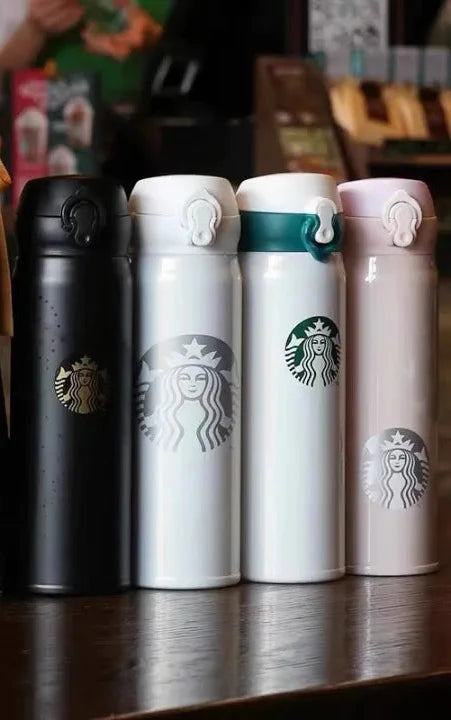 Starbucks 304 Stainless Steel Insulated Coffee Thermos Flask (500ML) - My Store