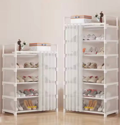 New Dustproof Shoe Rack with Curtain - My Store