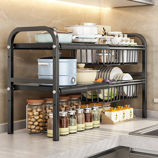 Kitchen Under Sink Adjustable Pot Rack - My Store