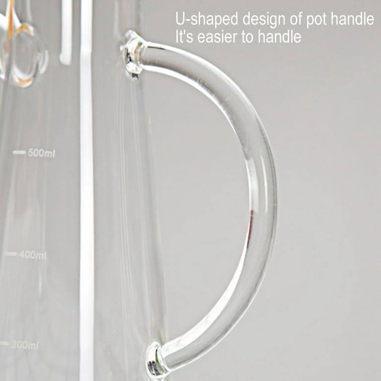 1pc Glass Oil Dispenser with Measurement Markings – 1000ml - My Store