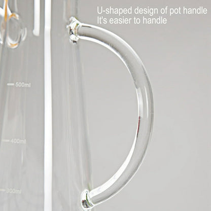 1pc Glass Oil Dispenser with Measurement Markings – 1000ml - My Store