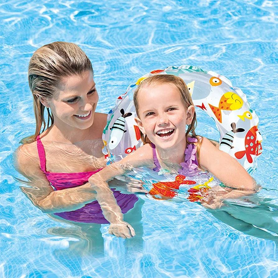 Intex 20" Lively Print Swim Ring (51cm)