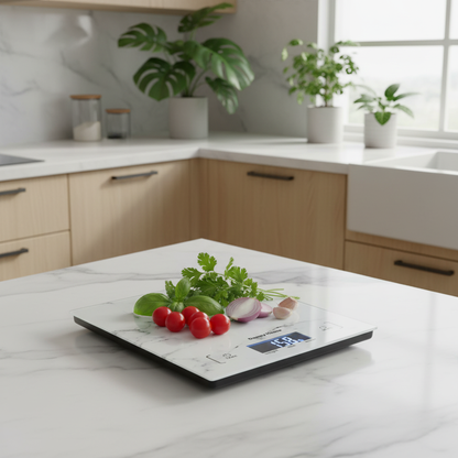 Danny Home 5KG Digital Kitchen Scale (Model 32C) – High-Precision Marble Glass Electronic Scale